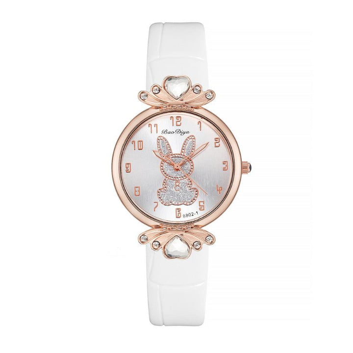 Cute and Glittery Bunny Dial Women's Quartz Watches