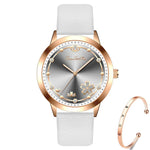 Minimalist Women's Flower Dial Quartz Watches