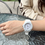 Simple and Casual Mixed Dial Display Watch for Women