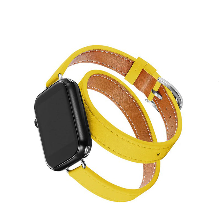 Multi-layer Leather Strap Replacements for Apple Watches