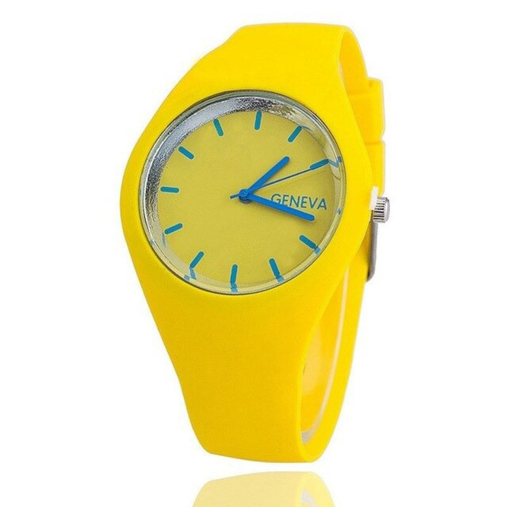 Multi-color Soft and Lightweight Silicone Strap Quartz Watches