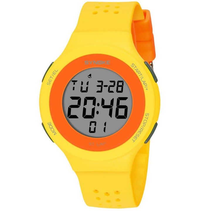 Sleek Fashion Ultra-Thin Digital LED Light Display Waterproof Sports Watches