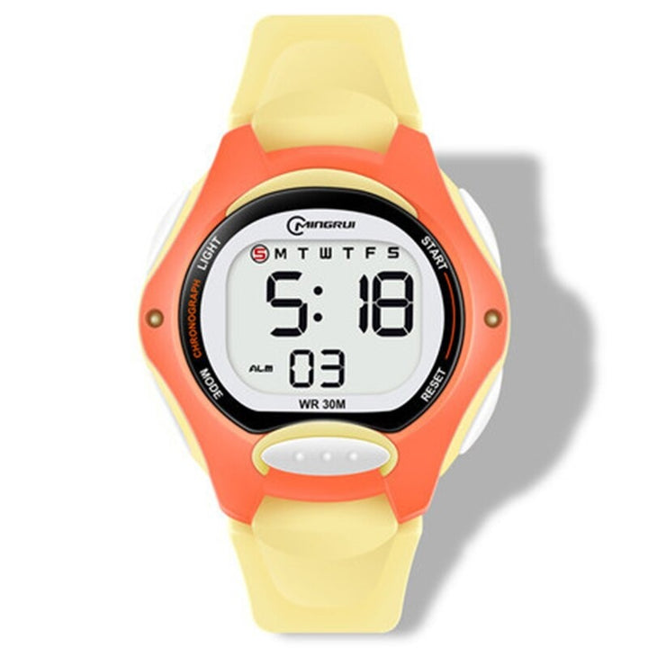 Luminous Kid's Digital Watch with Soft Rubber Strap