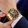 Trendy Rainbow Fashion Business and Sports Chronograph Watches