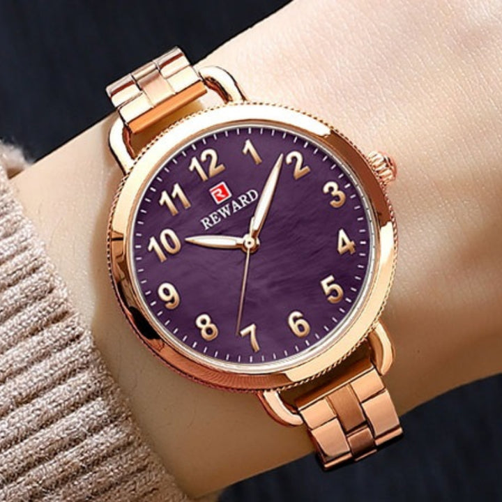 Slender and Graceful Ultra Shine Pearl Dial Quartz Watches