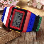 Colorful and Fun Digital LED Display Sports Watches for Kids