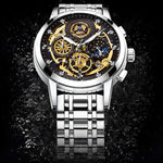 Tough Series Moon Phase Dial Sports Chronograph Watches