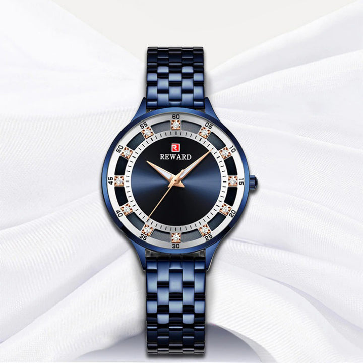 Chic and Sophisticated Rhinestone Dial Quartz Watches