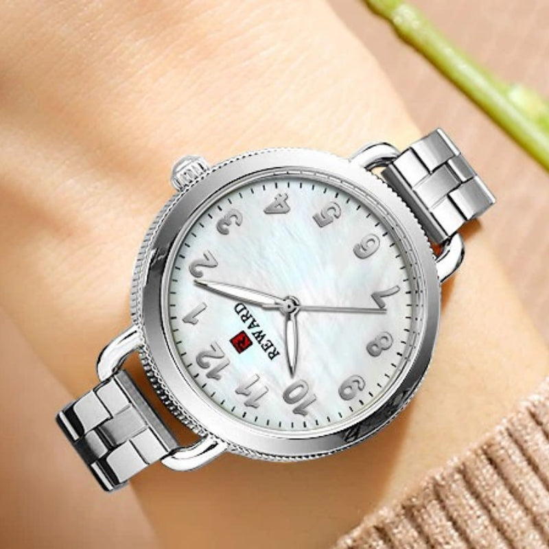 Slender and Graceful Ultra Shine Pearl Dial Quartz Watches