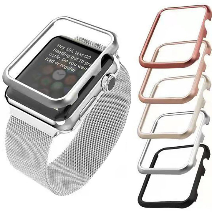 Minimalist Thin Matte Bumper Frame for Apple Smart Watches