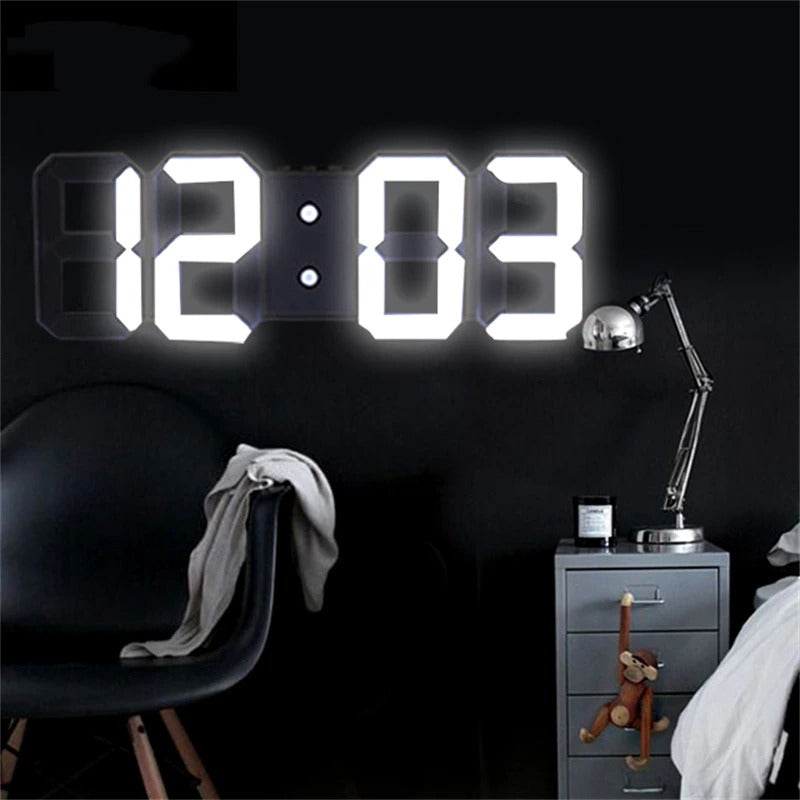 Modern 3D Large Digital LED Display Wall Clocks – Inspire Watch