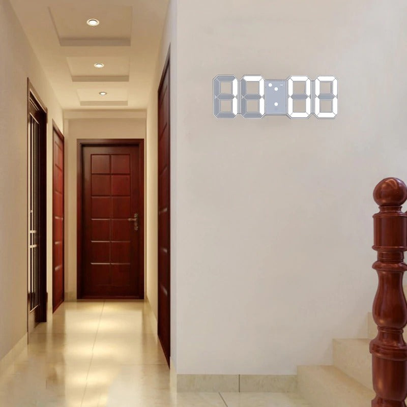 Modern 3D Large Digital LED Display Wall Clocks