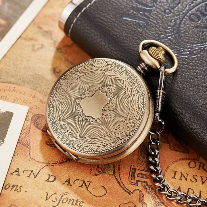 Timeless Roman Numerals Quartz Pocket Watches
