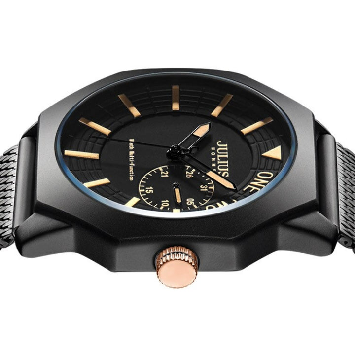 Snug Fit Geometric Figure Dial Leisure Quartz Watches