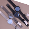 Snug Fit Geometric Figure Dial Leisure Quartz Watches