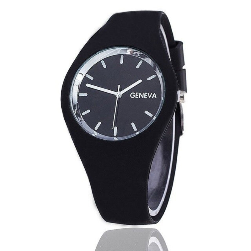 Multi-color Soft and Lightweight Silicone Strap Quartz Watches