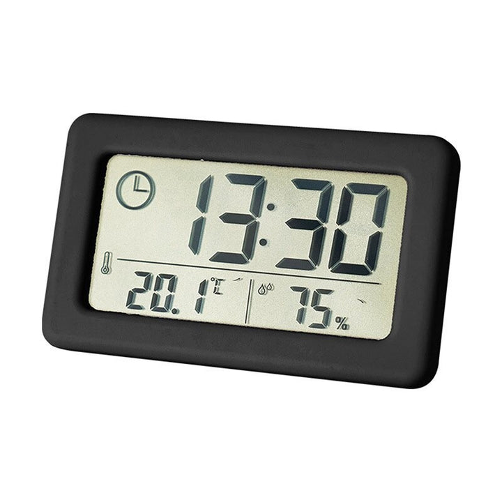 Thin and Convenient Digital LED Wall Clock with Humidity Display