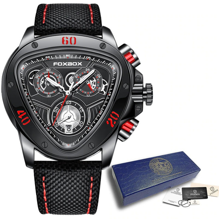 High-Performance Triangular Case Chronograph Quartz Watches