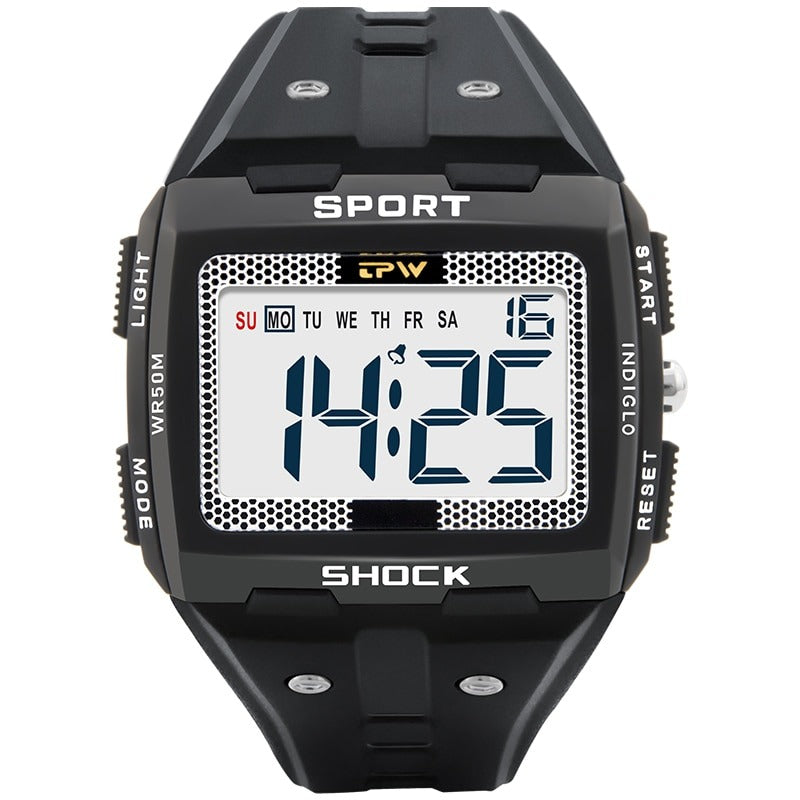 HD Large Screen Dial Sporty Outdoor Trend Digital Watches