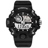 Multi-functional Large Dial with Digital Dual Display Tactical Watches