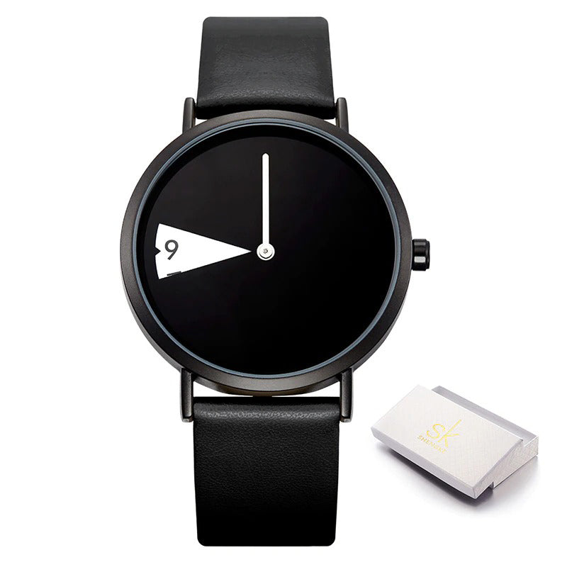 Creative Searchlight with Waterproof Vegan Leather Strap Quartz Watches