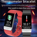 Blood Oxygen Monitor - Body Temperature Tracker With Heart Rate Blood Oxygen Monitor Smartwatch
