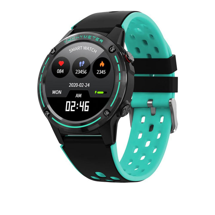 Blood Oxygen Monitor - Built-in GPS Sports Fitness Tracker With Heart Rate Monitor Smartwatch