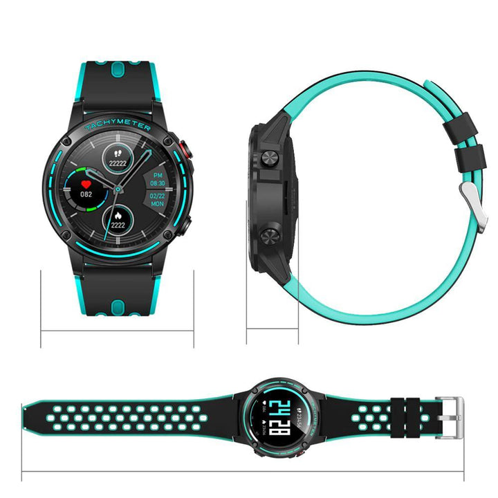 Blood Oxygen Monitor - Built-in GPS Sports Fitness Tracker With Heart Rate Monitor Smartwatch