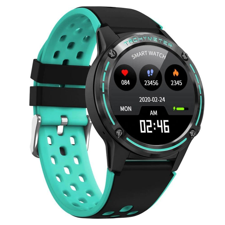 Blood Oxygen Monitor - Built-in GPS Sports Fitness Tracker With Heart Rate Monitor Smartwatch