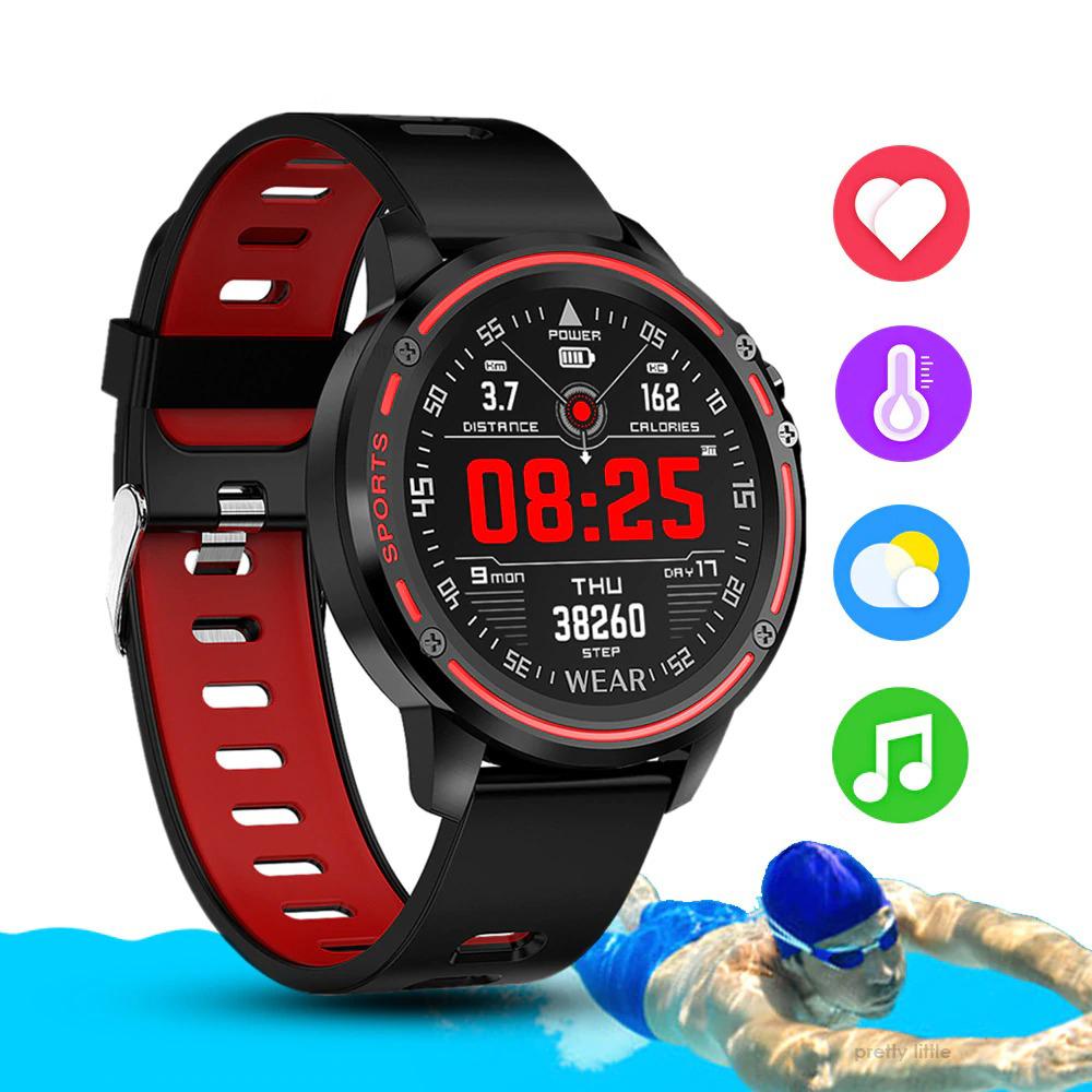 Blood Oxygen Monitor - Full HD Round Touch Screen Heart Rate Monitor Smartwatch