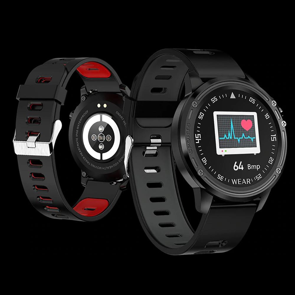 Blood Oxygen Monitor - Full HD Round Touch Screen Heart Rate Monitor Smartwatch