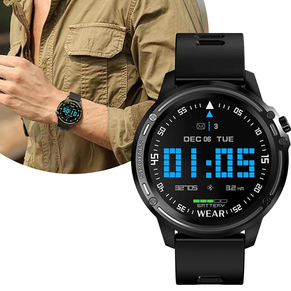 Blood Oxygen Monitor - Full HD Round Touch Screen Heart Rate Monitor Smartwatch