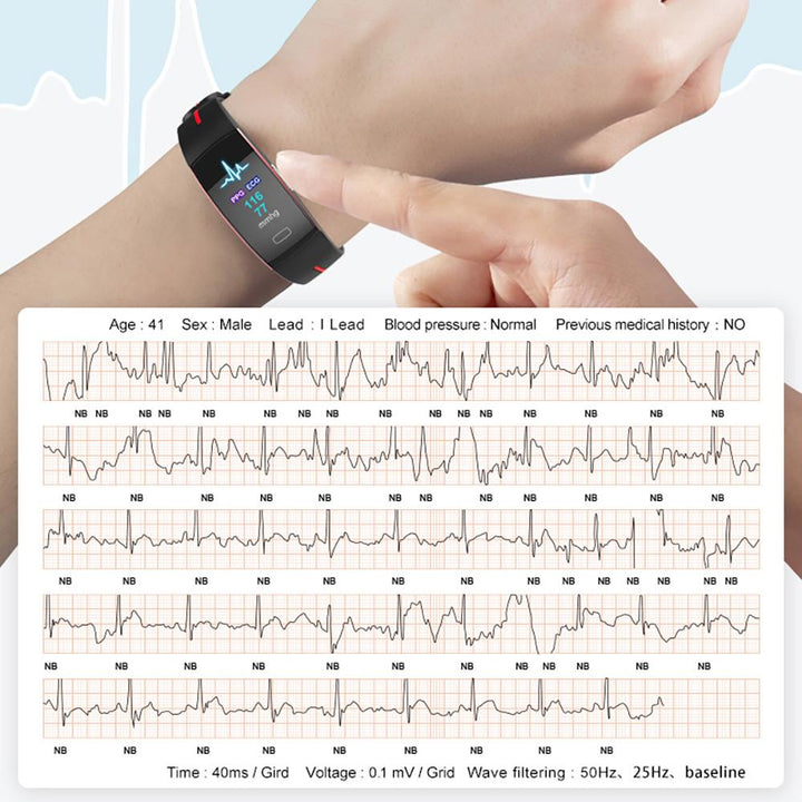 Blood Oxygen Monitor - Wearable Health Tracker With Heart Rate And Blood Oxygen Monitor Smartwatch