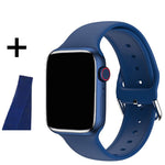Soft Silicone Strap Health and Fitness Tracker Smartwatches