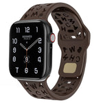 Breathable Hollow Letter Design Replacement Straps for Apple Watches