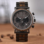 Business Watch For Men - The Chronograph™ Men Wooden Luxury Wristwatch