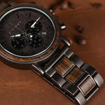 Business Watch For Men - The Chronograph™ Men Wooden Luxury Wristwatch