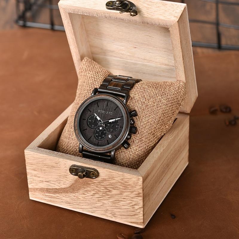 Business Watch For Men - The Chronograph™ Men Wooden Luxury Wristwatch