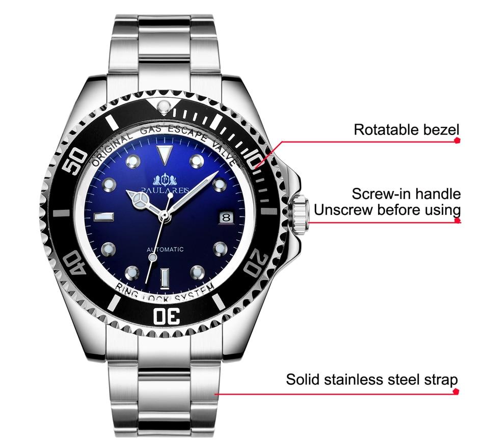 Business Watch For Men - The Gradient™ Men Automatic Business Wristwatch