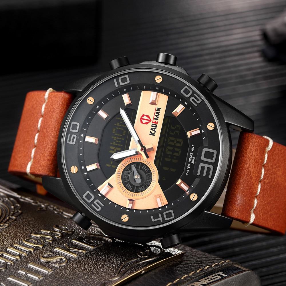 Business Watch For Men - The Kademan™ Men's Luxury Dual Display Digital Military Sports Watch