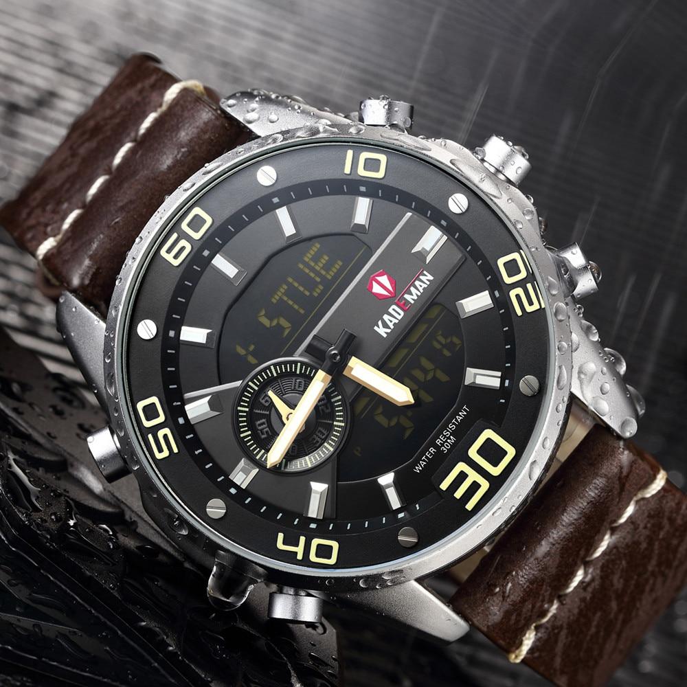 Business Watch For Men - The Kademan™ Men's Luxury Dual Display Digital Military Sports Watch