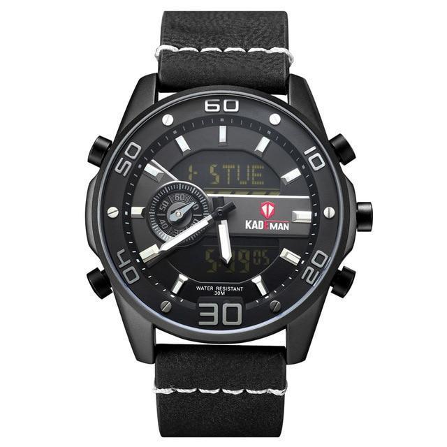 Business Watch For Men - The Kademan™ Men's Luxury Dual Display Digital Military Sports Watch