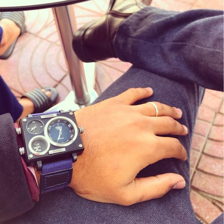 Business Watch For Men - The Mini Watch™ Luxury Brand Fabric Strap Quartz Watch For Men