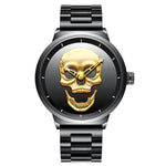 Business Watch For Men - The Skull™ Luxury Brand Skull Stainless Steel Waterproof Watch For Men