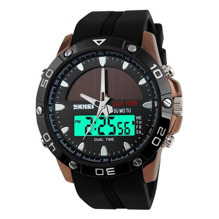 Business Watch For Men - The Solar Powered™ Waterproof Sports Men's Wristwatch