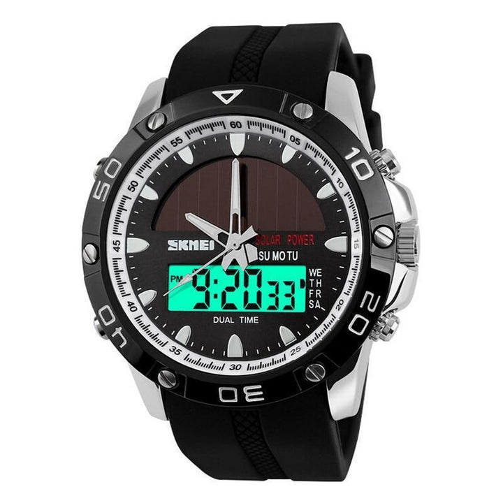 Business Watch For Men - The Solar Powered™ Waterproof Sports Men's Wristwatch