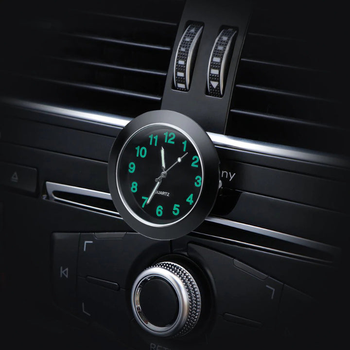 Luminous Mini Portable Stick-On Car Clocks With Shock Resistance