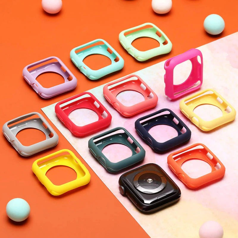 Premium Soft and Flexible Rubber Cases for Apple Watch