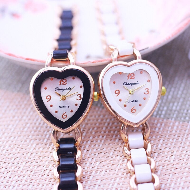 Heart shaped wrist clearance watches