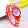Colorful Butterfly Fashion Silicone Strap Quartz Watches for Kids